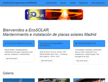 Tablet Screenshot of ecosolareolica.es